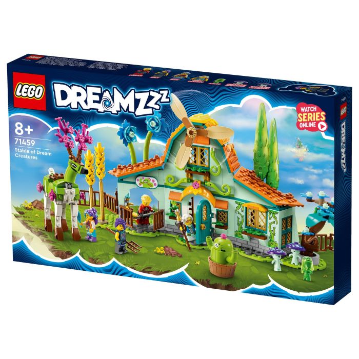 Lego DREAMZzz 71459 Establo de Criaturas de Ensueño, Juguete de Granja con Figura de Ciervo 2 en 1