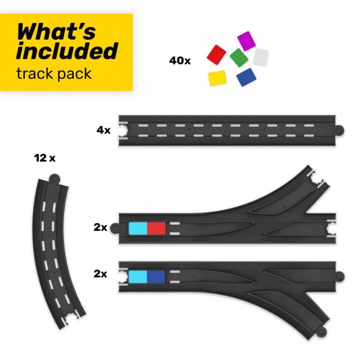Intelino Extensiones de Vías de Tren para Tren Robot - Amplía tus Diseños de Pista 4 Intelino Extensiones de Vías de Tren para Tren Robot - Amplía tus Diseños de Pista 4
