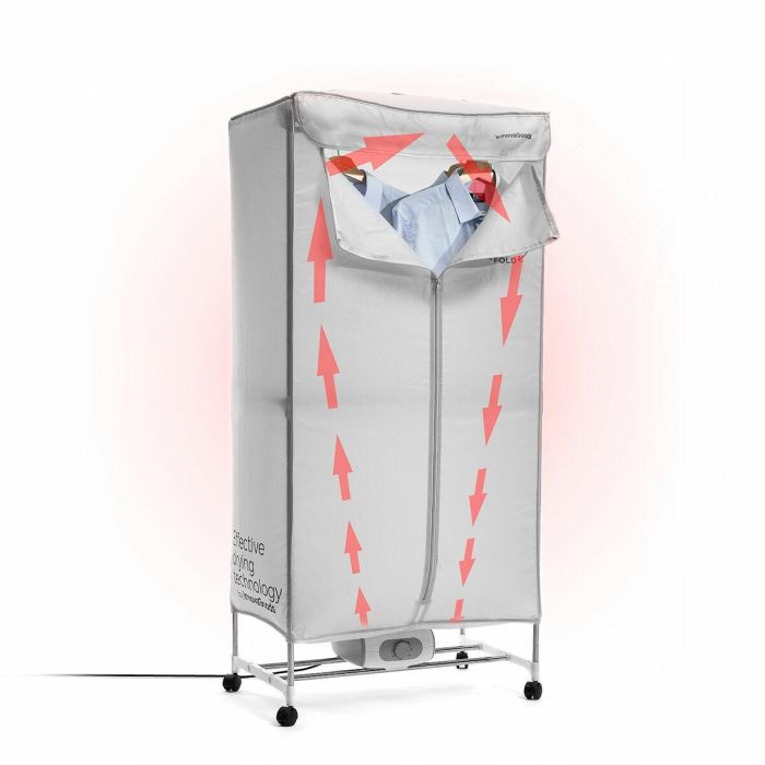 Secadora Eléctrica Portátil de 2 Alturas Dupledry InnovaGoods 1200 W 5 Secadora Eléctrica Portátil de 2 Alturas Dupledry InnovaGoods 1200 W 5