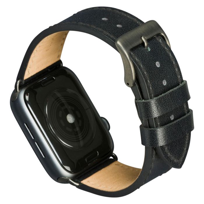 dbramante1928 Correa de Cuero para Apple Watch Hermès Series 9 - Copenhagen - Weltraum Gris/Negro - Compatible con Smartwatch - 35mm 5 dbramante1928 Correa de Cuero para Apple Watch Hermès Series 9 - Copenhagen - Weltraum Gris/Negro - Compatible con Smartwatch - 35mm 5