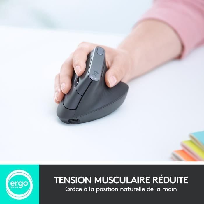 Ratón Ergonómico Inalámbrico por Bluetooth Logitech Vertical MX/ Batería recargable/ Hasta 4000 DPI 1 Ratón Ergonómico Inalámbrico por Bluetooth Logitech Vertical MX/ Batería recargable/ Hasta 4000 DPI 1