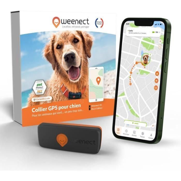 Weenect WEE3770000300413 Rastreador GPS para Perros, Modelo XS, Edición 2023, Color Negro 0 Weenect WEE3770000300413 Rastreador GPS para Perros, Modelo XS, Edición 2023, Color Negro 0