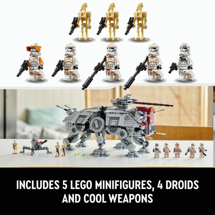 LEGO 75337 Star Wars AT-TE Walker con 5 Minifiguras, 3 Droides de Batalla y La Venganza de los Sith 1 LEGO 75337 Star Wars AT-TE Walker con 5 Minifiguras, 3 Droides de Batalla y La Venganza de los Sith 1