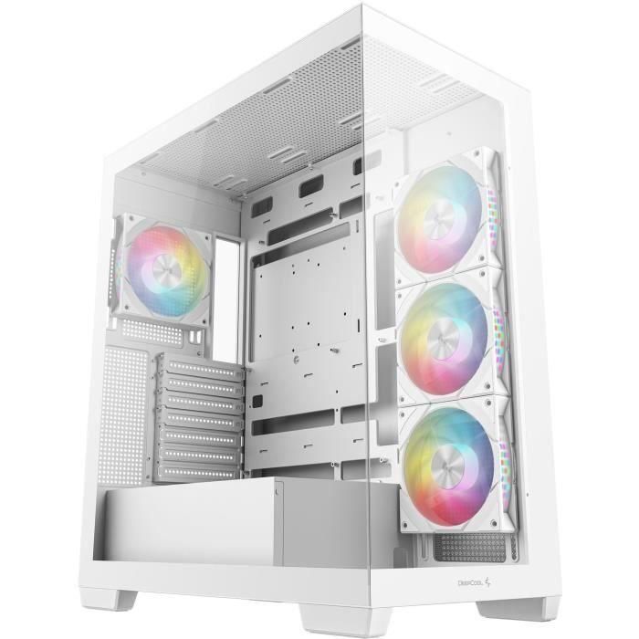 Deepcool CG580 4F WH - Caja Torre PC Gaming, ATX, Cristal Templado, 4 Ventiladores ARGB, USB-C, Blanco 0 Deepcool CG580 4F WH - Caja Torre PC Gaming, ATX, Cristal Templado, 4 Ventiladores ARGB, USB-C, Blanco 0