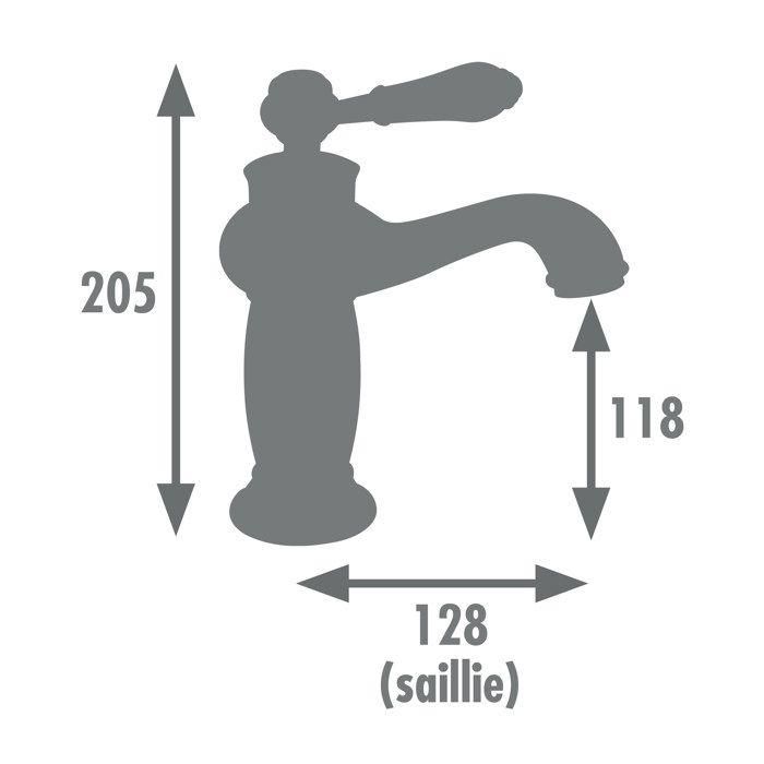 ROUSSEAU Mezclador monomando de lavabo MARPLE cromo 1 ROUSSEAU Mezclador monomando de lavabo MARPLE cromo 1