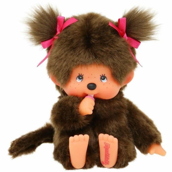 Bandai BAN3701405824037 Monchhichi Mono de Peluche La Chica Original 20 cm 3 Bandai BAN3701405824037 Monchhichi Mono de Peluche La Chica Original 20 cm 3