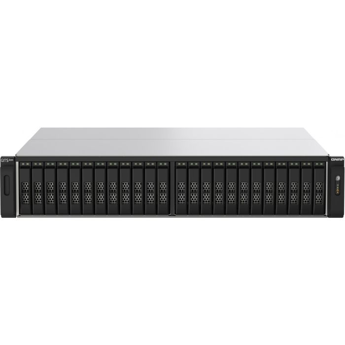QNAP TS-h2490FU-7302P-128G NAS 24-Bay all-flash NVMe AMD EPYC 7302P 128GB RAM 2x2.5GbE 4x25GbE SFP28