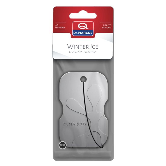 Drmarcus DRM0080 Ambientador Lucky Card Winter Ice para Coche con Fragancia Duradera de Calidad Premium