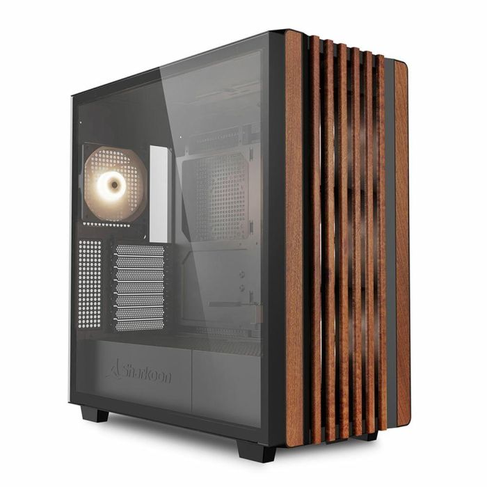 Sharkoon REBEL C70G RGB - Torre Gaming Full Tower con Panel Frontal de Madera, Cristal Templado y 4 Ventiladores RGB Negro 10 Sharkoon REBEL C70G RGB - Torre Gaming Full Tower con Panel Frontal de Madera, Cristal Templado y 4 Ventiladores RGB Negro 10