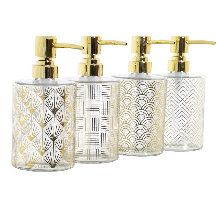 Dosificador Glam DKD Home Decor Dorado 8 x 18 x 8 cm (12 Unidades) 1 Dosificador Glam DKD Home Decor Dorado 8 x 18 x 8 cm (12 Unidades) 1