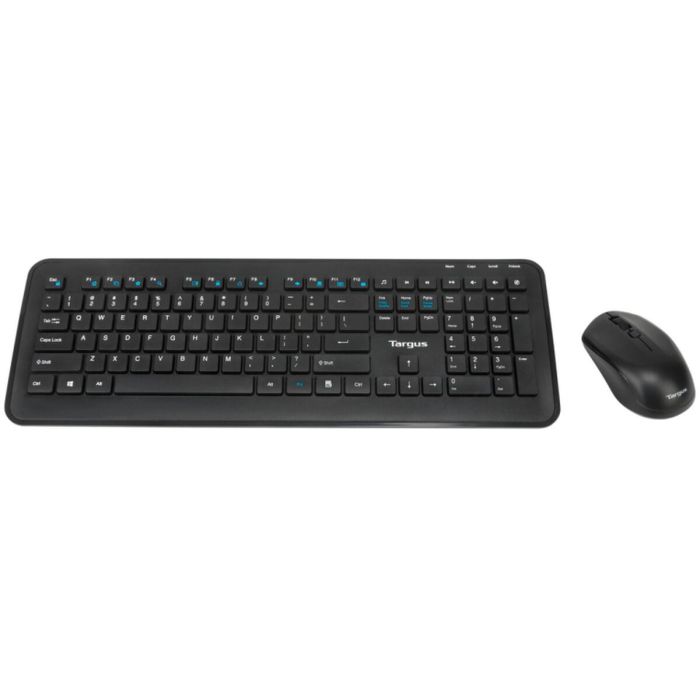 Targus AKM610ES Kit Teclado y Ratón Inalámbrico RF Español Universal, Teclado Completo con Receptor USB Tipo A Negro Targus AKM610ES Kit Teclado y Ratón Inalámbrico RF Español Universal, Teclado Completo con Receptor USB Tipo A Negro