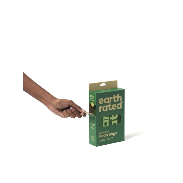 Earth Rated Bolsas para Excrementos con Asas, 120 unidades, Eco-Friendly, Sin Perfume, 65% Plástico Reciclado, Extra Resistentes y Anti Fugas 3 Earth Rated Bolsas para Excrementos con Asas, 120 unidades, Eco-Friendly, Sin Perfume, 65% Plástico Reciclado, Extra Resistentes y Anti Fugas 3