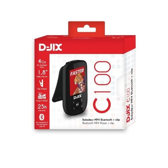 Reproductor MP4 - LOGICOM - C100 - 4 GB - Bluetooth 4.0 - Negro 2 Reproductor MP4 - LOGICOM - C100 - 4 GB - Bluetooth 4.0 - Negro 2