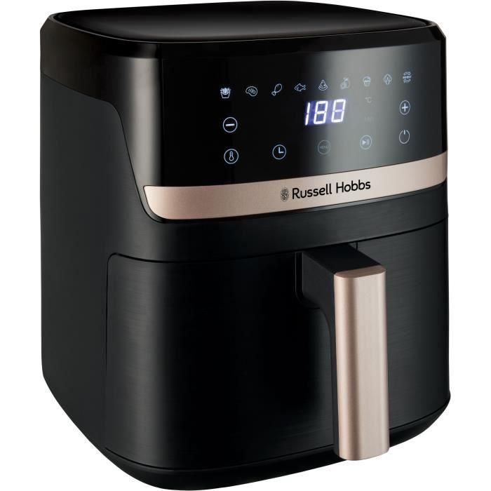 Freidora sin aceite RUSSELL HOBBS SatisFry 27620-56 - Capacidad de 5,5 L - 9 programas de cocción - 1500 W Freidora sin aceite RUSSELL HOBBS SatisFry 27620-56 - Capacidad de 5,5 L - 9 programas de cocción - 1500 W