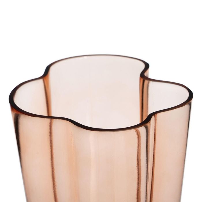 Jarrón Marrón Cristal 15,5 x 15 x 30 cm 4 Jarrón Marrón Cristal 15,5 x 15 x 30 cm 4