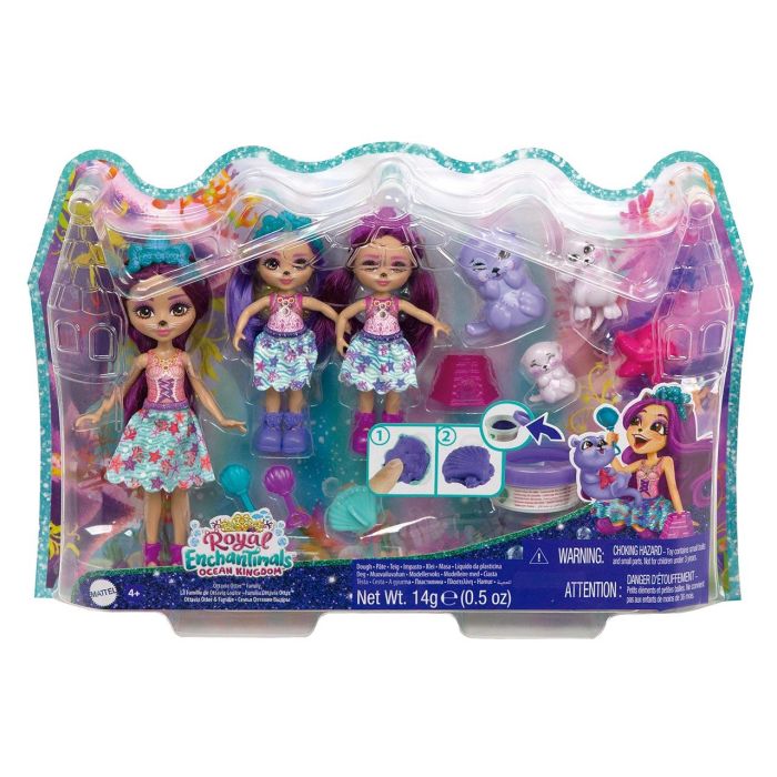 Muñeca Royal Enchantimals Super Pack Familias Hcf94 Mattel 3