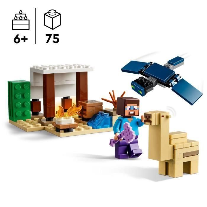 LEGO 21251 Minecraft Expedición al Desierto de Steve, Juguete de Videojuego, Bioma con Casa y Minifiguras 1 LEGO 21251 Minecraft Expedición al Desierto de Steve, Juguete de Videojuego, Bioma con Casa y Minifiguras 1
