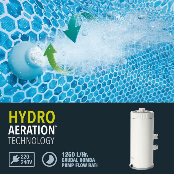 Depuradora para Piscina Intex 3785 l/h 4 Unidades 2 Depuradora para Piscina Intex 3785 l/h 4 Unidades 2