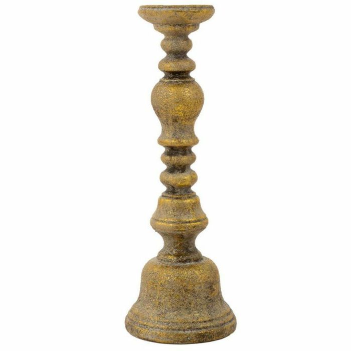 Candelabro Alexandra House Living Oro Resina 16 x 46 x 16 cm 4