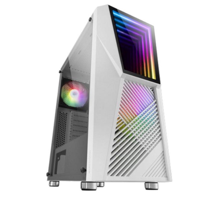 Mars Gaming Caja Ordenador MC777W Blanco Semitorre ATX Cristal Templado RGB 1
