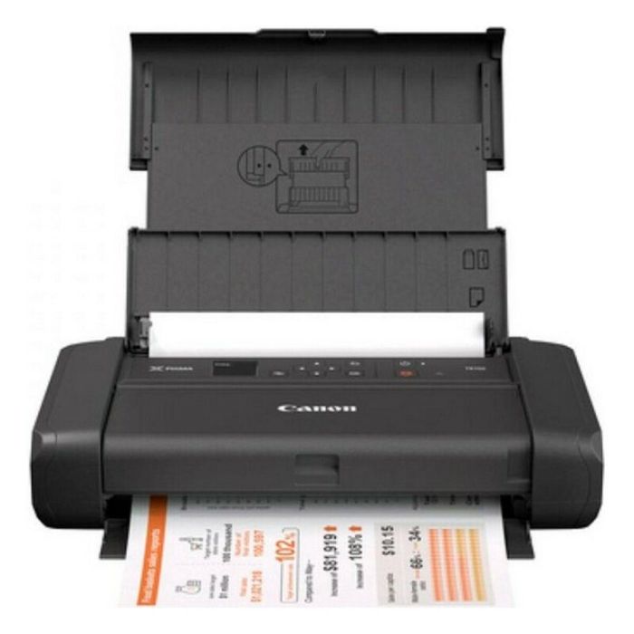 Canon CAN4549292161823 Impresora Portátil PIXMA TR150 Profesional, Inyección de Tinta Color, WiFi, con Batería, Negra 3 Canon CAN4549292161823 Impresora Portátil PIXMA TR150 Profesional, Inyección de Tinta Color, WiFi, con Batería, Negra 3