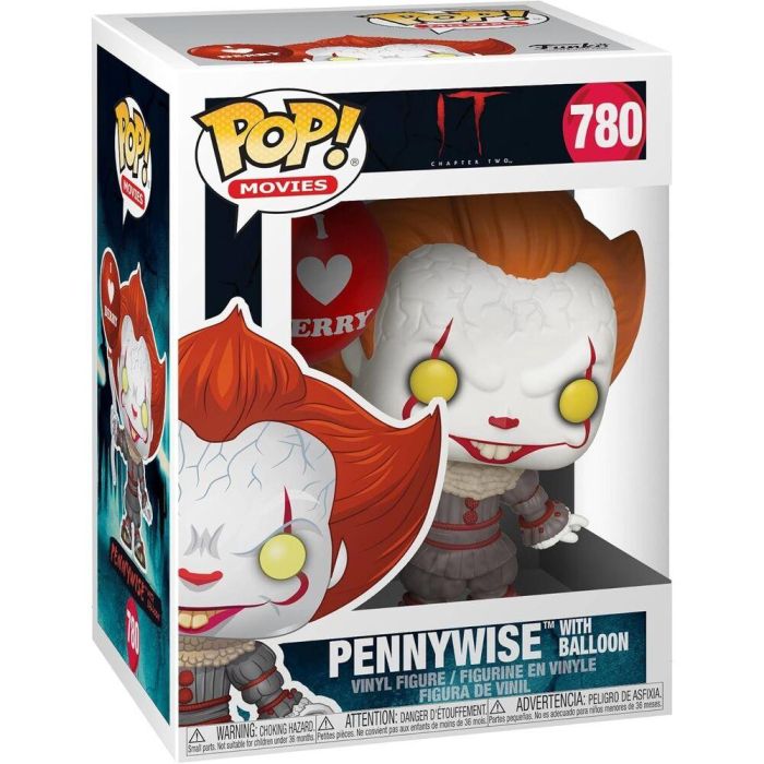 Funko Pop It Capítulo 2 Pennywise con Globo - Figura de Vinilo de 9cm - IT 1 Funko Pop It Capítulo 2 Pennywise con Globo - Figura de Vinilo de 9cm - IT 1