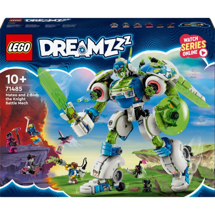 LEGO 71485 DREAMZzz Mateo y Z-Blob, el Caballero Robot - Juguete de Construcción con 4 Minifiguras