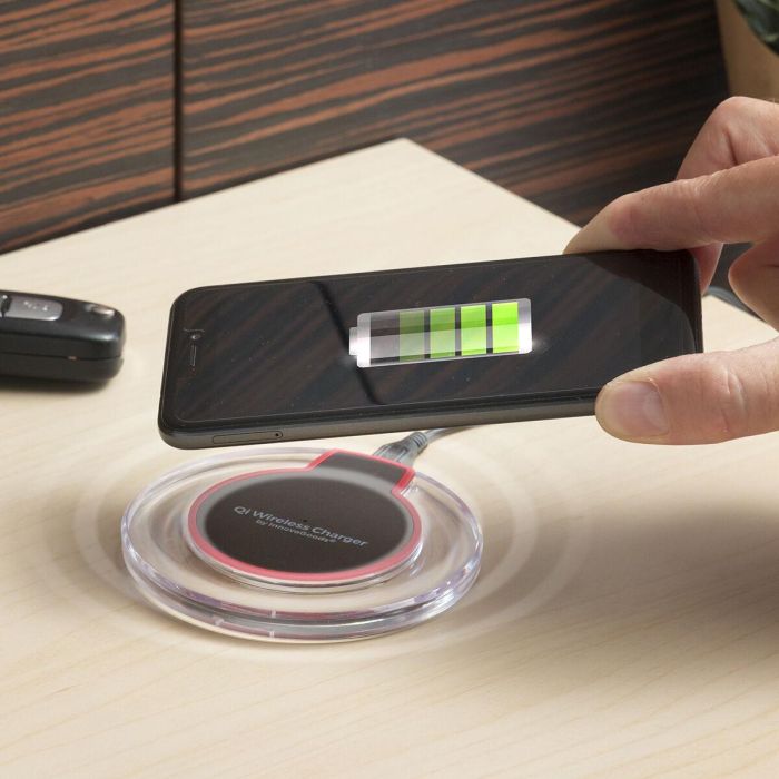 Cargador Inalámbrico para Smartphones Qi InnovaGoods Cargador Inalámbrico para Smartphones Qi InnovaGoods