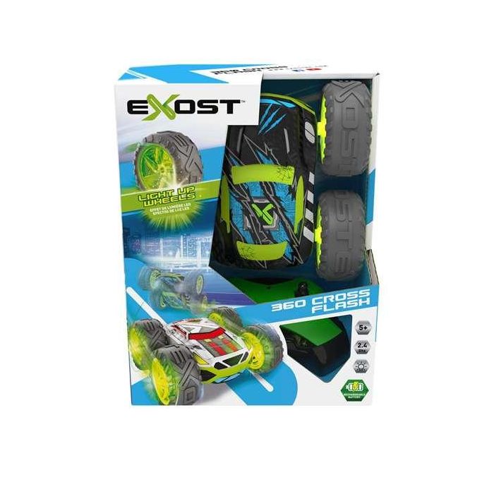 Cochr radio control exost 360º cross flash 2,4 ghz velocidad maxima 12 km/h alcance maximo 25 metros. efectos de luz en las 4 ruedas. Cochr radio control exost 360º cross flash 2,4 ghz velocidad maxima 12 km/h alcance maximo 25 metros. efectos de luz en las 4 ruedas.