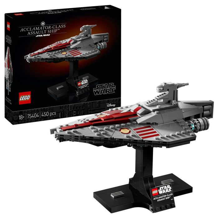 LEGO Star Wars Nave de Asalto Clase Acclamator 75404 450 Piezas 4 LEGO Star Wars Nave de Asalto Clase Acclamator 75404 450 Piezas 4