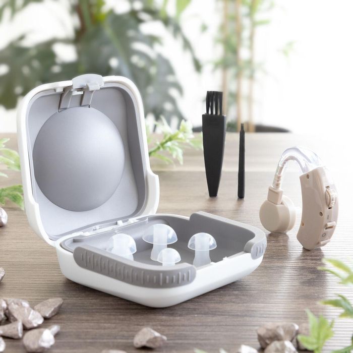 Amplificador de Sonido Retroauricular con Accesorios Welzy InnovaGoods 1 unidad 8 Amplificador de Sonido Retroauricular con Accesorios Welzy InnovaGoods 1 unidad 8