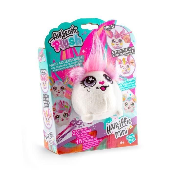 Canal Toys - Peluche Airbrush - Mini peluche Hair'iffic para peinar y decorar con rotuladores - AIR 038 - Modelo de peluche aleatorio 5 Canal Toys - Peluche Airbrush - Mini peluche Hair'iffic para peinar y decorar con rotuladores - AIR 038 - Modelo de peluche aleatorio 5