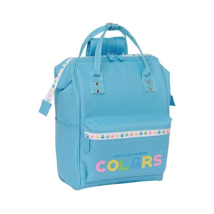 Mochila para Portátil Benetton Spring Azul cielo 27 x 40 x 19 cm Mochila para Portátil Benetton Spring Azul cielo 27 x 40 x 19 cm