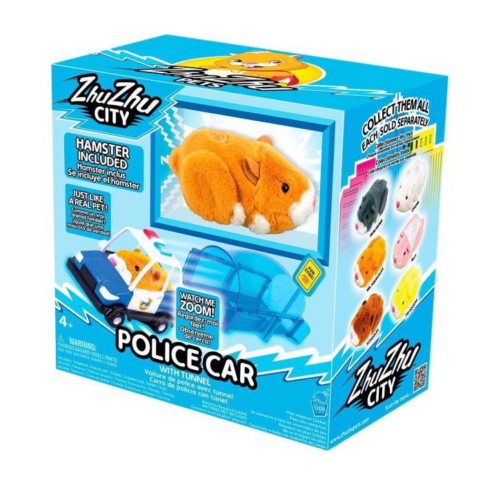 Zhu Zhu Hamster City Police Car Z1078 Jazwares 0 Zhu Zhu Hamster City Police Car Z1078 Jazwares 0