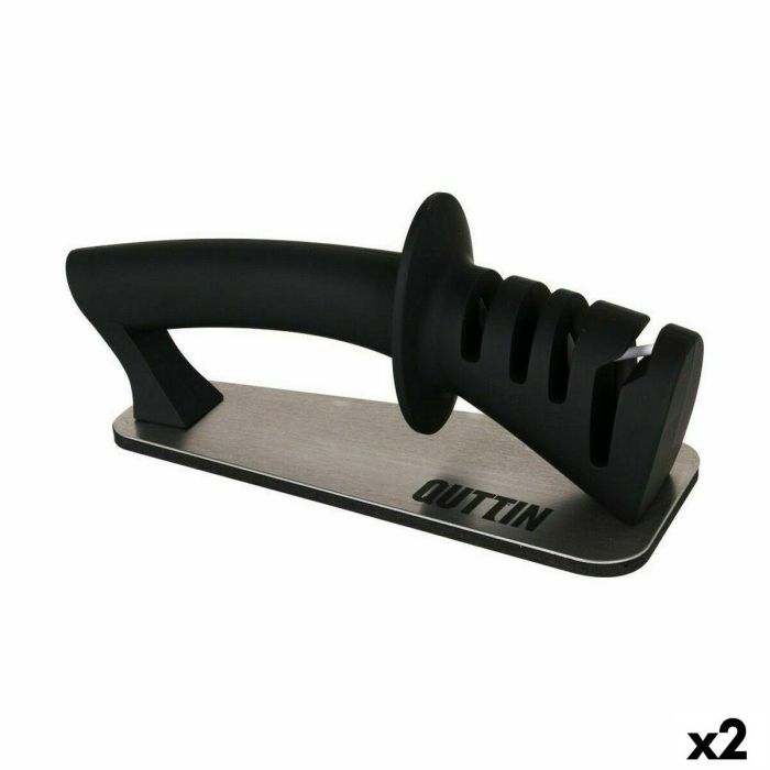 Afilador de Cuchillos Quttin EDITION Negro (2 Unidades) Afilador de Cuchillos Quttin EDITION Negro (2 Unidades)