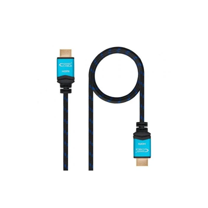Cable HDMI NANOCABLE 10.15.3710 10 m Negro 4K Ultra HD