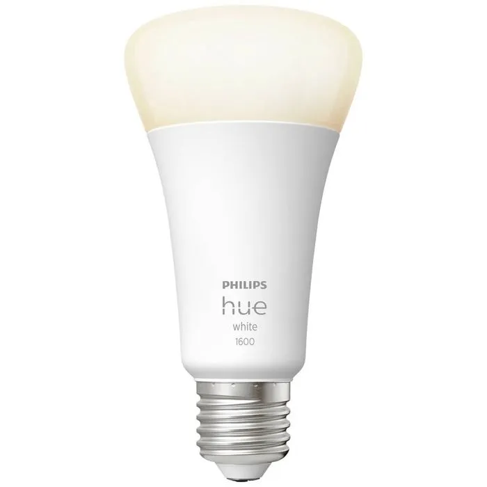 Philips Hue Bombilla LED Conectada Blanca E27 100W 1600 Lumen Bluetooth Compatible Alexa Google HomeKit PHI8719514343320 0 Philips Hue Bombilla LED Conectada Blanca E27 100W 1600 Lumen Bluetooth Compatible Alexa Google HomeKit PHI8719514343320 0