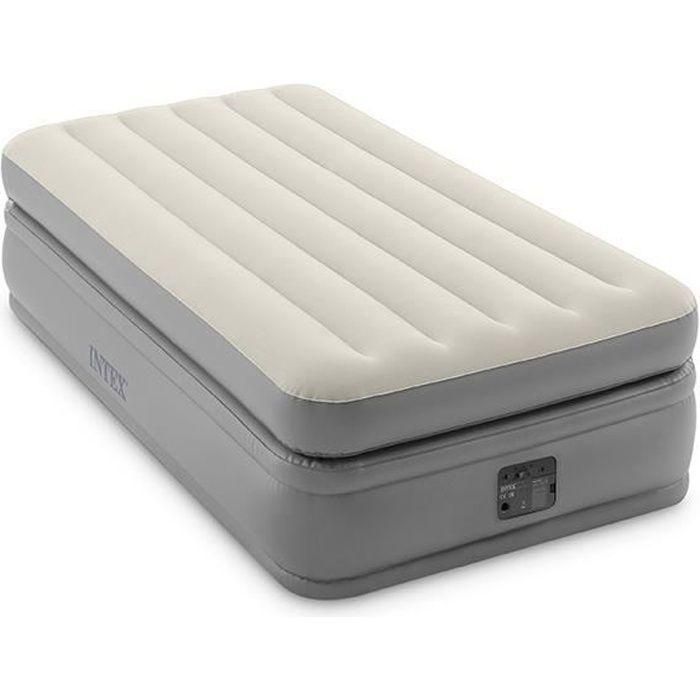Colchón INTEX PRIME COMFORT FIBER TECH 99x191 - Hinchable - Firmeza regulable - 51 cm - Eléctrico - 1 persona 0 Colchón INTEX PRIME COMFORT FIBER TECH 99x191 - Hinchable - Firmeza regulable - 51 cm - Eléctrico - 1 persona 0