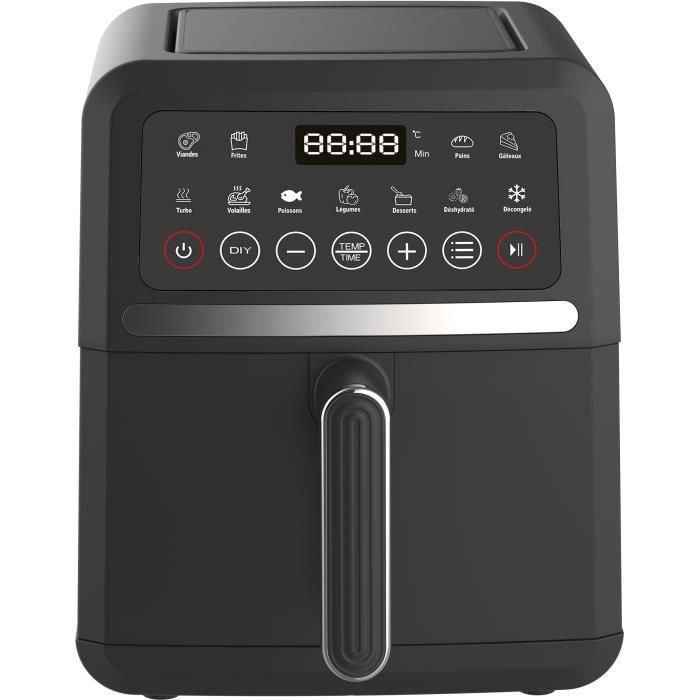 Freidora dietética - LITTLE BALANCE - 8725 - Crousty light - 5 L - 1500 W - 12 programas - Negra 2