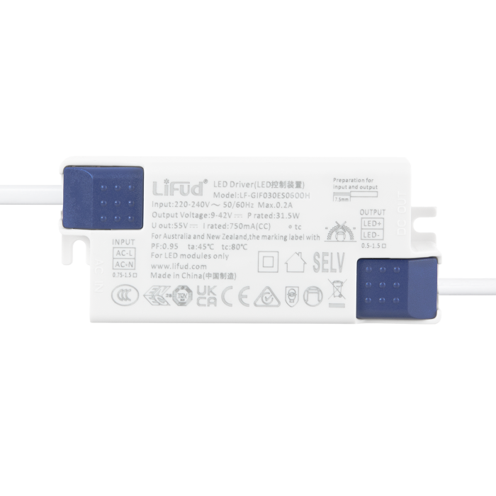 Downlight LED 24W 140Lm/W Driver LIFUD Flicker Free 6000ºK [HO-DL01-LI-24W-CW] 2