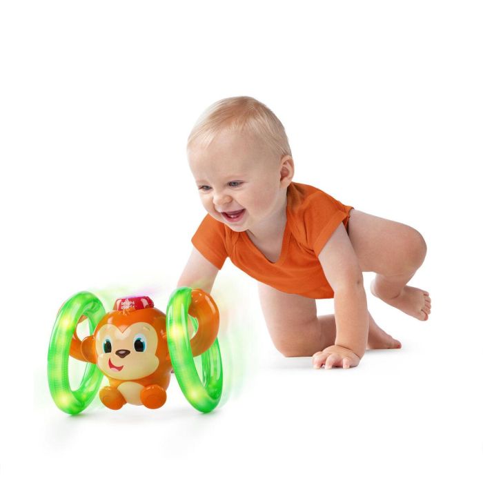 Bright Starts Little Roll & Glow Monkey - Mono que rueda y brilla para bebés, fomenta el movimiento y la diversión 16 Bright Starts Little Roll & Glow Monkey - Mono que rueda y brilla para bebés, fomenta el movimiento y la diversión 16