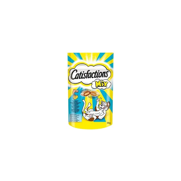 Catisfactions Feline Mixto Salmon Queso 6x60 gr