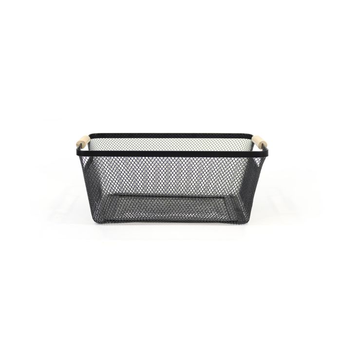Cesta de metal organizador 37x23x16 cm - Confortime (8 Unidades) 3 Cesta de metal organizador 37x23x16 cm - Confortime (8 Unidades) 3