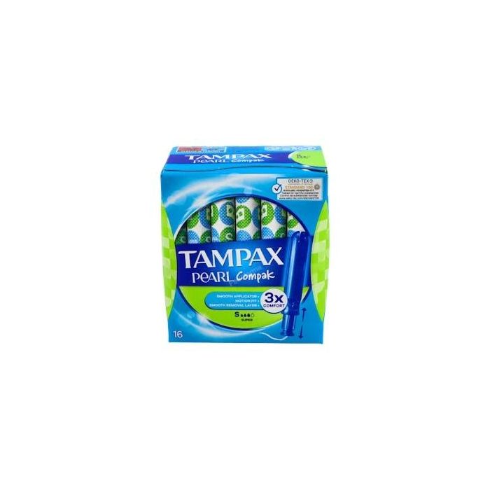 Tampax Compak Pearl Super 16 unidades