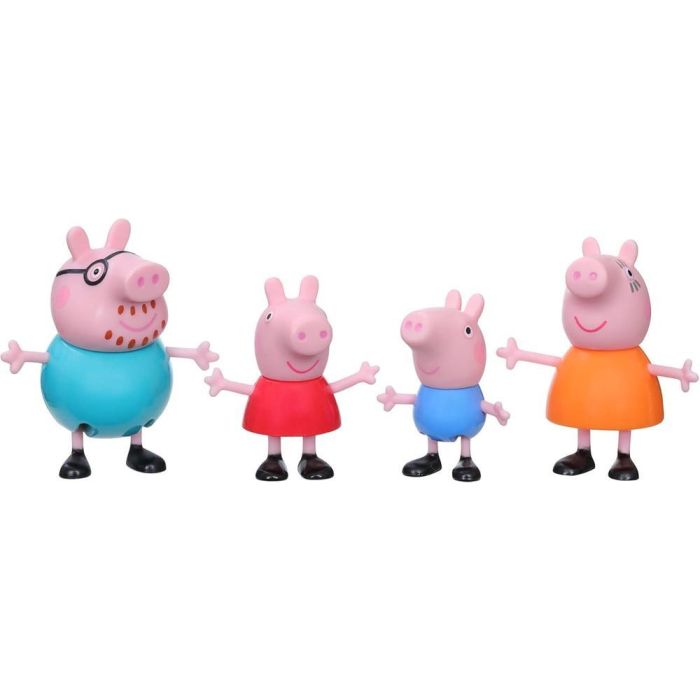 Hasbro Set 4 Figuras Peppa Pig y Familia - Mamá Pig, Papá Pig y George 1 Hasbro Set 4 Figuras Peppa Pig y Familia - Mamá Pig, Papá Pig y George 1