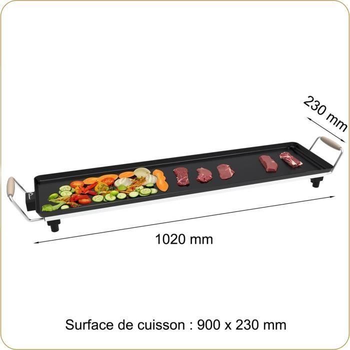 Plancha - LITTLE BALANCE - 8742 - Madera 90 - Mangos de madera - 2000 W - 90 cm 2 Plancha - LITTLE BALANCE - 8742 - Madera 90 - Mangos de madera - 2000 W - 90 cm 2