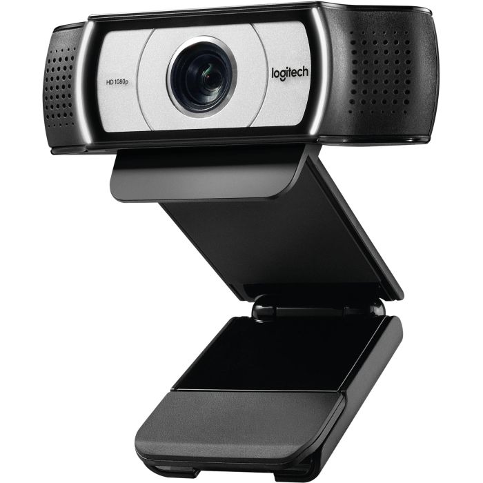 Logitech 960-000972 Webcam C930e Empresarial Full HD 1080p, Enfoque Automático, 90° Campo Visual, Micrófonos, Lente Carl Zeiss 3