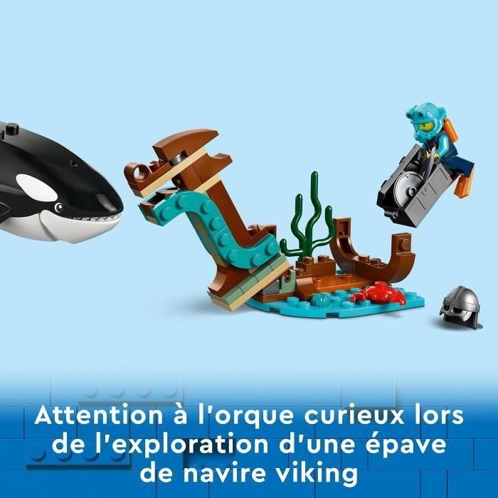 LEGO City 60368 The Arctic Exploration Ship, gran juguete de bote flotante para niños 5