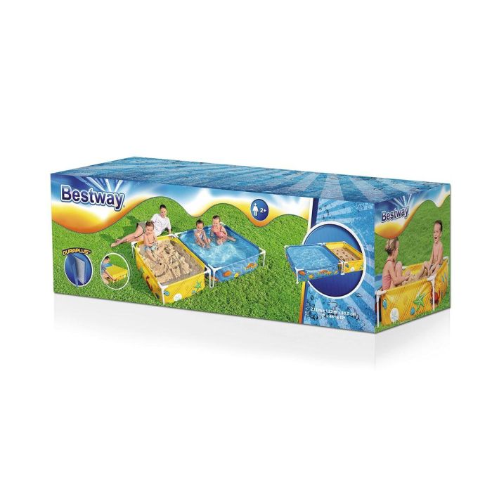 Bestway Piscina Rigida Infantil Con Arenero 213x122x30,5 cm +2 años Jardin 00561 10