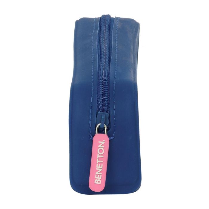 Estuche Escolar Benetton Cool Azul marino 18.5 x 7.5 x 5.5 cm 1